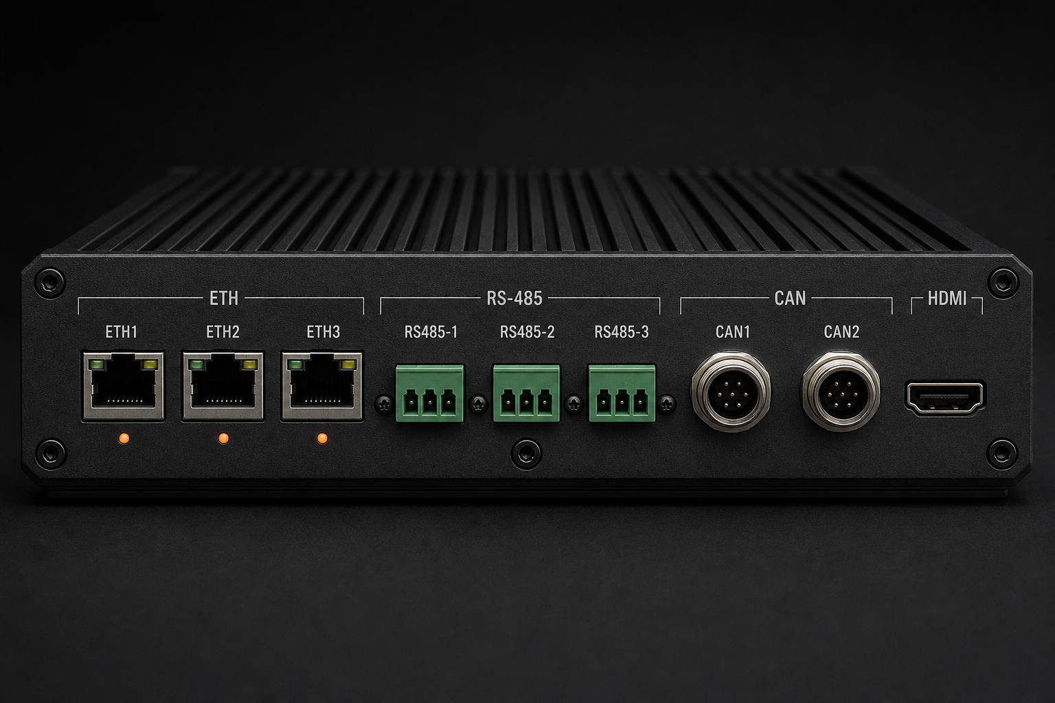 AxonEDGE Server with Ethernet, RS-485, CAN bus, and HDMI interfaces